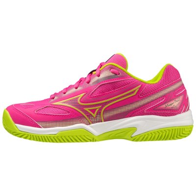 Zapatillas Padel Mizuno Break Shot 4 Padel Mujer Fucsia / Verdes Claro / Blancos - Chile M256TOCVEL